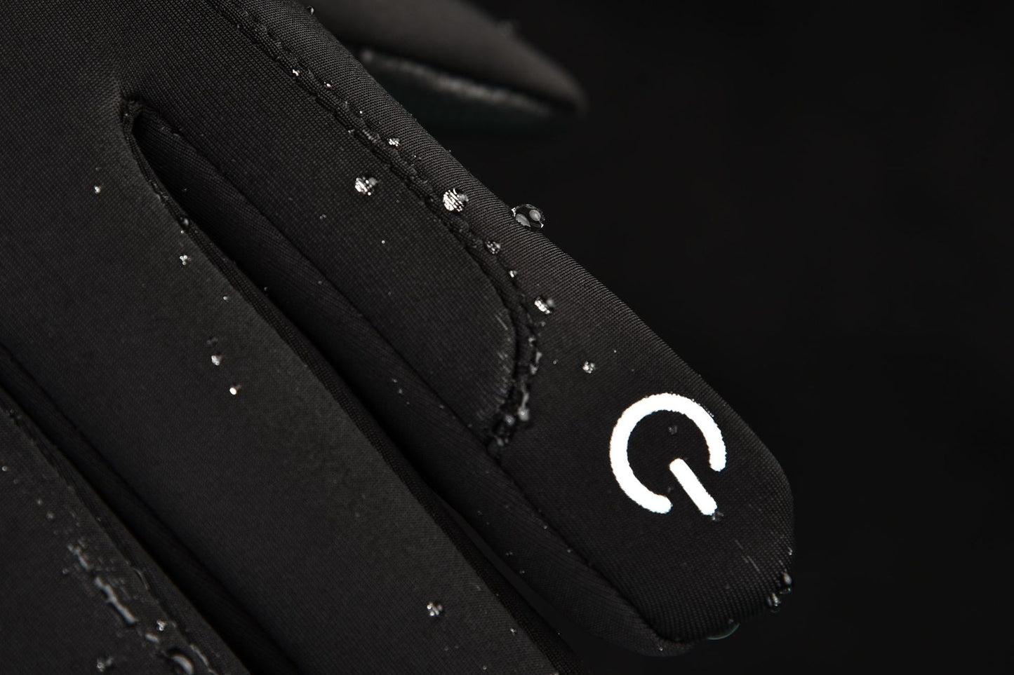 Black Sports Gloves Winter Warm Full Fingers Waterproof Outdoor Running Ski Cycling Driving Motorcycle Touch Screen Fleece Gloves