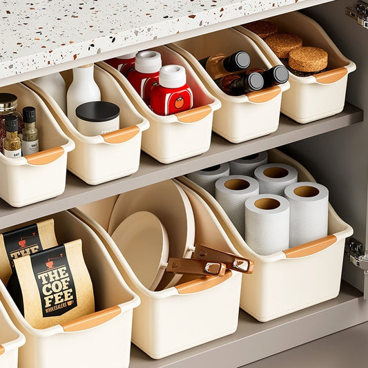 Plastic Multifunctional Organizers Storage Box Household Essentials Storage Box Kitchen Home Cleaning Products Storage Organizer