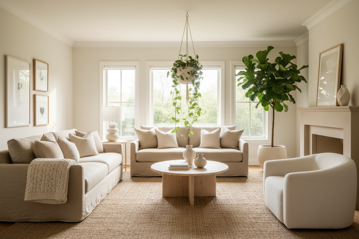 Serene home interior